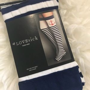 Nautical Striped Thigh Highs!